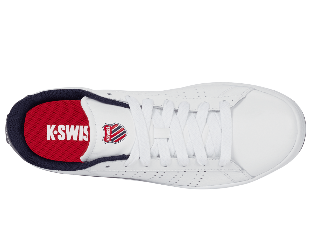 04411-130-M | COURT BASE II | WHITE/NAVY/RED