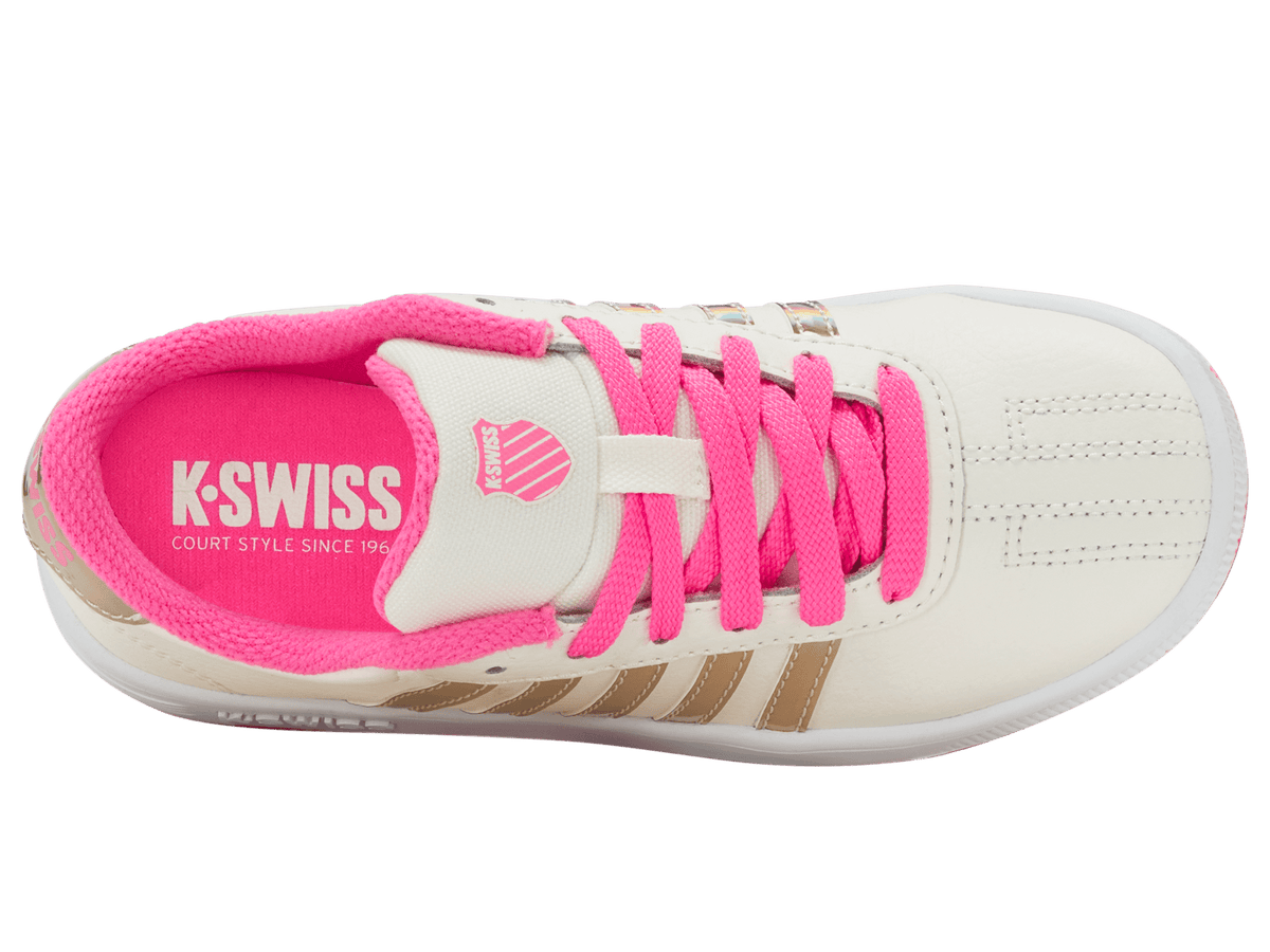 55612-174-M | CLASSIC PRO | SNOW WHITE/HOT PINK/IRIDESCENT
