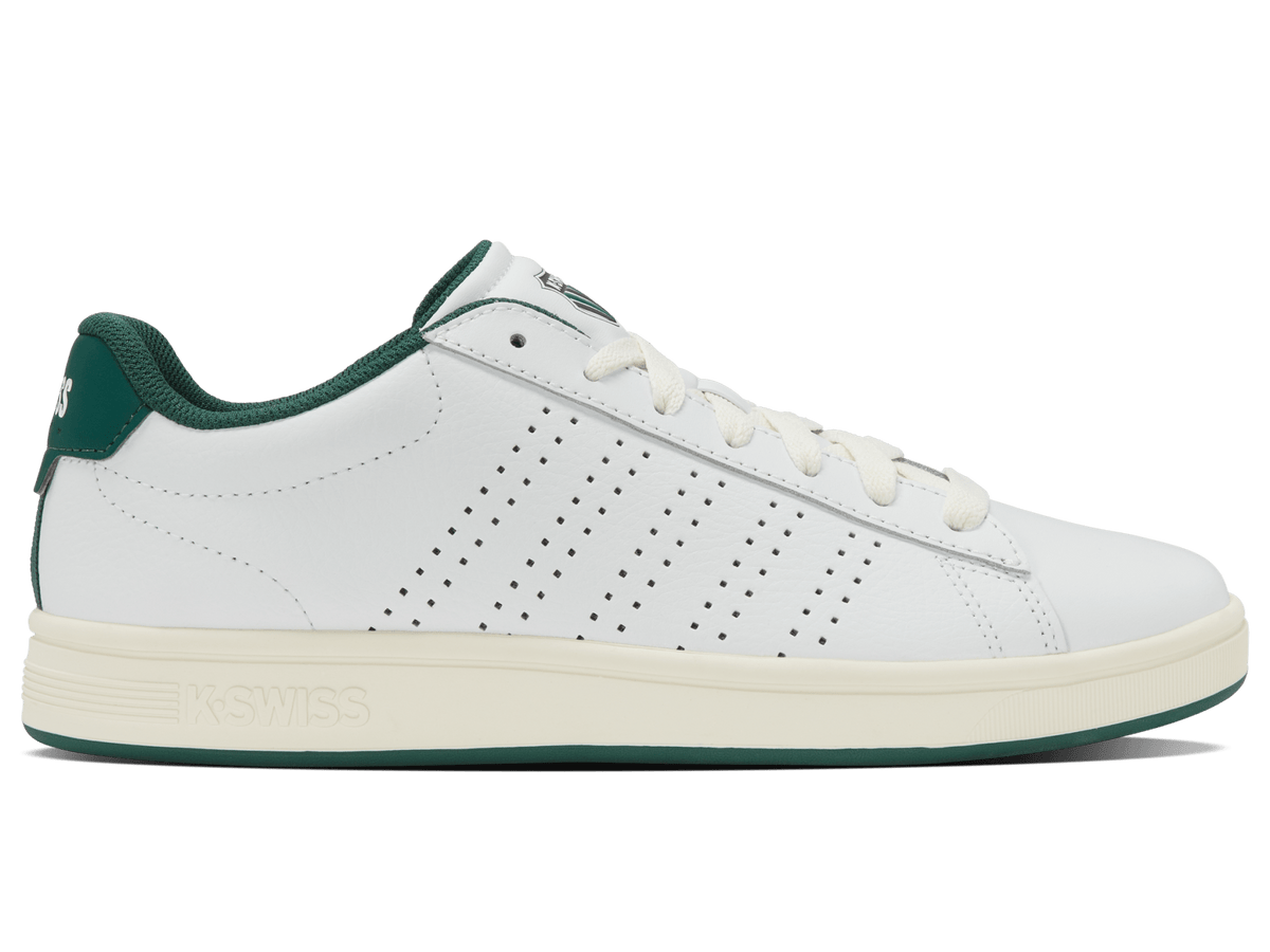 04411-108-M | COURT BASE II | WHITE/POSY GREEN