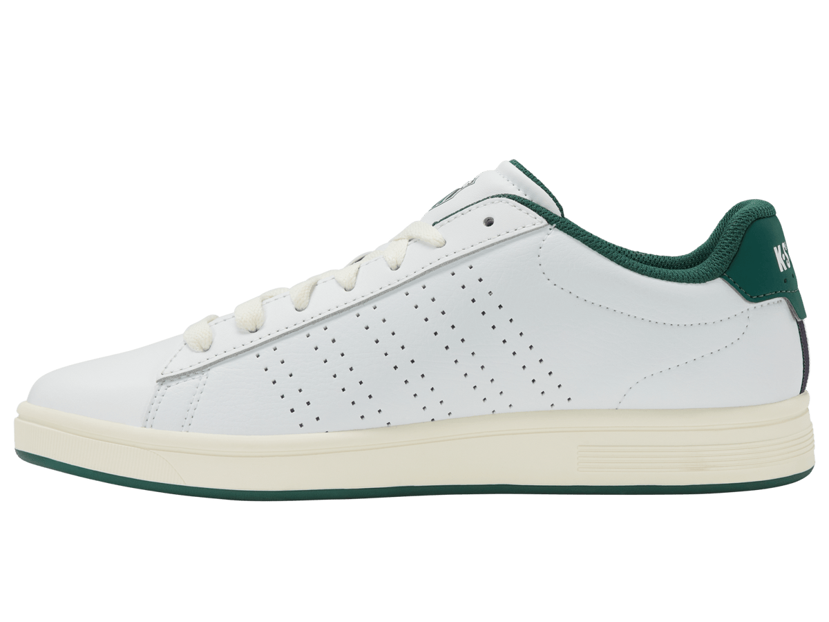 04411-108-M | COURT BASE II | WHITE/POSY GREEN