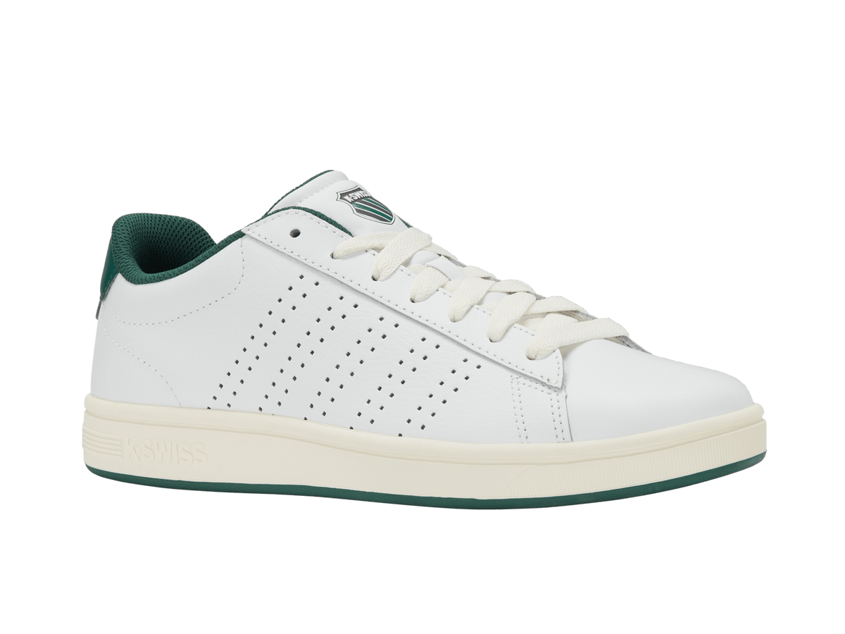 04411-108-M | COURT BASE II | WHITE/POSY GREEN