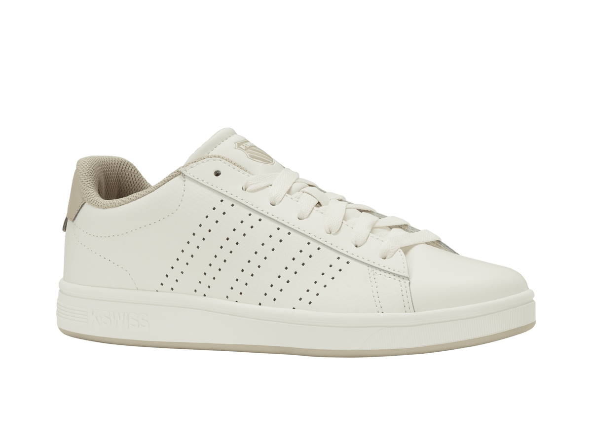 04411-127-M | COURT BASE II | SNOW WHITE/LIGHT GRAY/PEYOTE