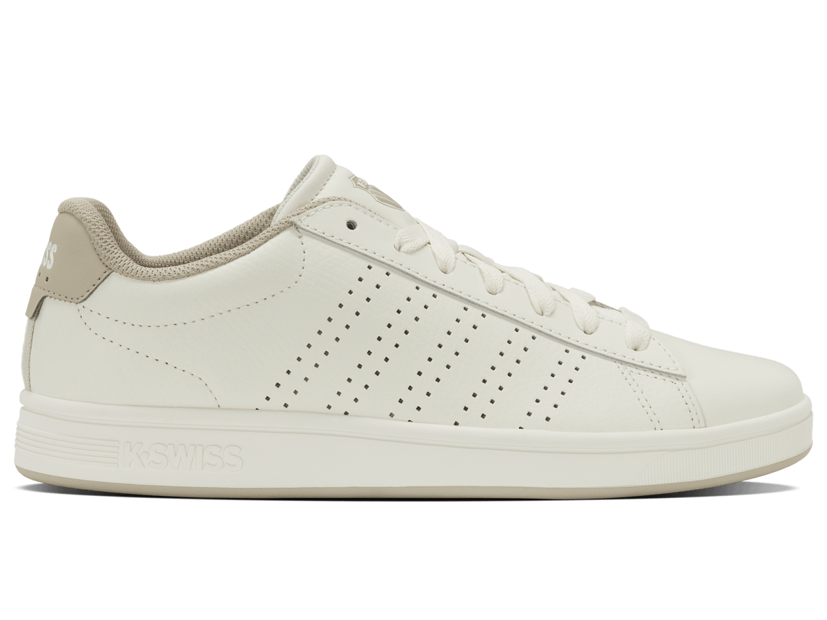 04411-127-M | COURT BASE II | SNOW WHITE/LIGHT GRAY/PEYOTE