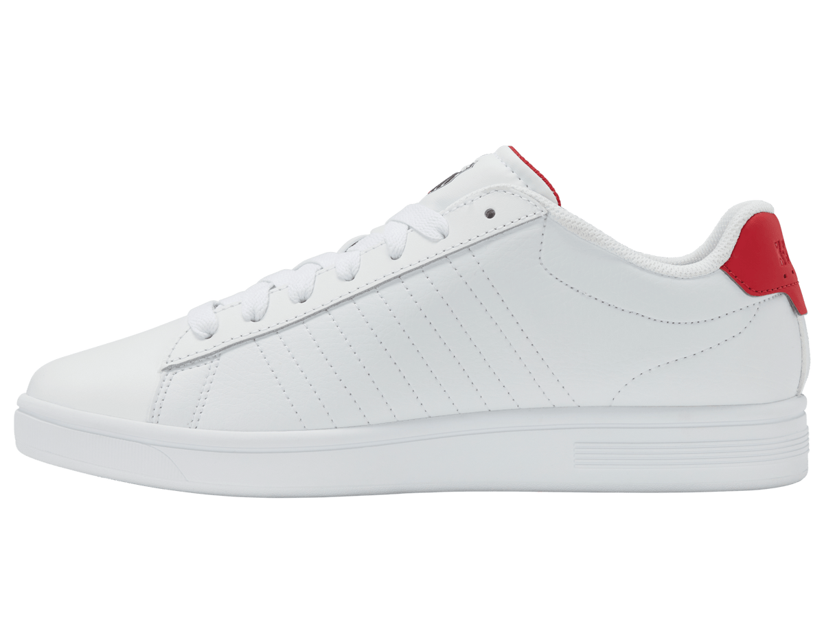 04412-128-M | COURT SHIELD II | WHITE/PEACOAT/MARS RED