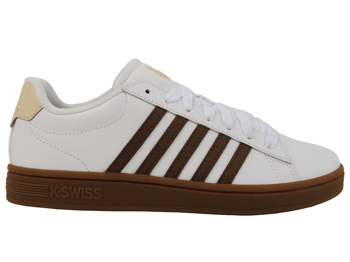 04413-126-M | COURT TIEBREAK II | WHITE/SOFT SILT/CREME BRULEE/GUM