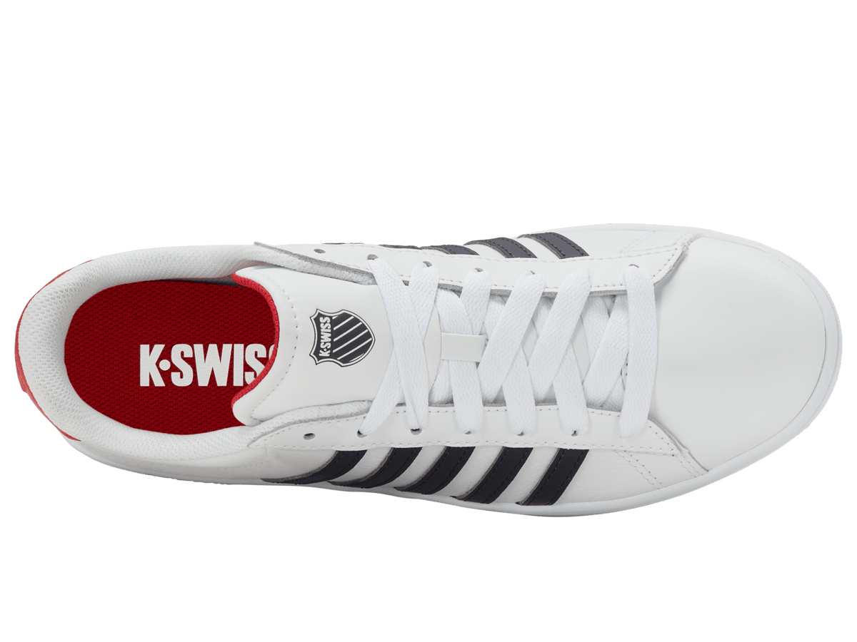 04413-128-M | COURT TIEBREAK II | WHITE/PEACOAT/MARS RED