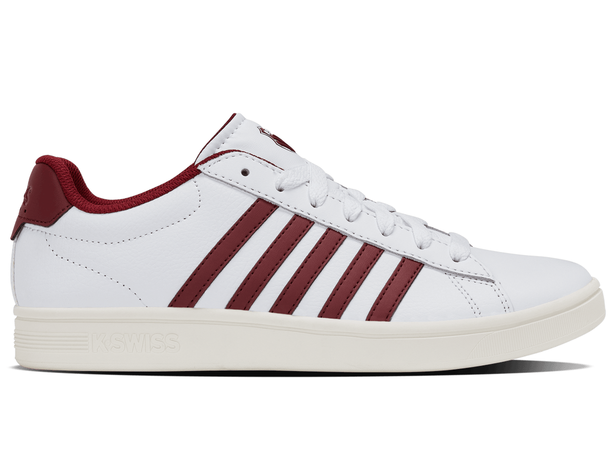 04413-152-M | COURT TIEBREAK II | WHITE/TIBETAN RED/SNOW WHITE