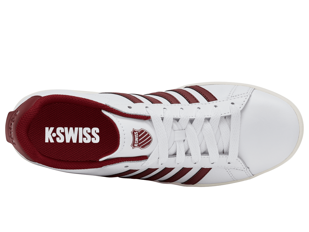 04413-152-M | COURT TIEBREAK II | WHITE/TIBETAN RED/SNOW WHITE