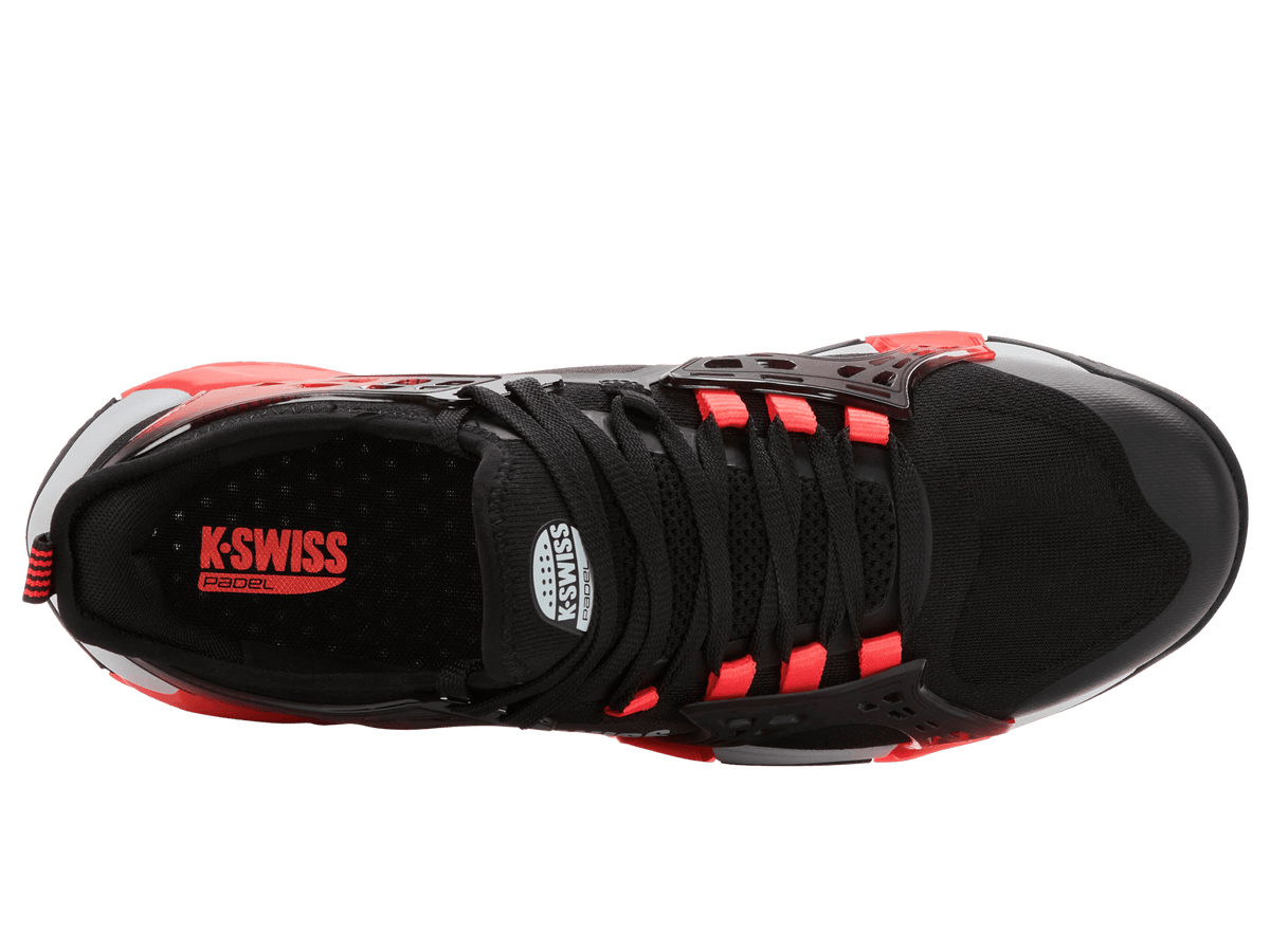 04597-074-M | K-FRAME PADEL | BLACK/MICRO CHIP/NEON LAVA