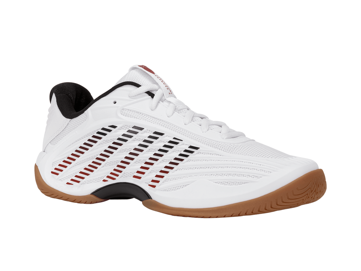 04607-104-M | HYPERCOURT EXPRESS 3 INDOOR | WHITE/BLACK/HIGH RISK RED