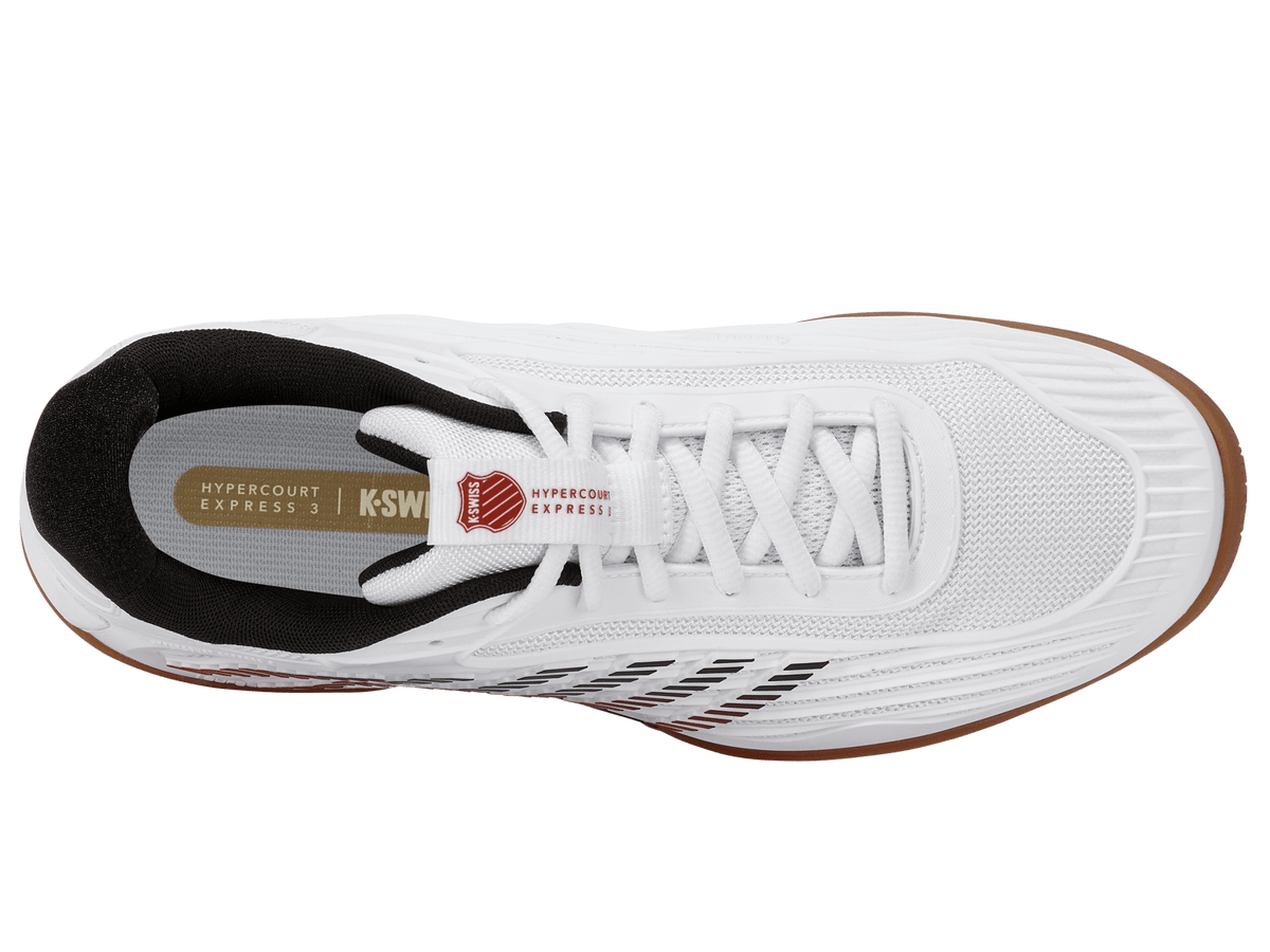 04607-104-M | HYPERCOURT EXPRESS 3 INDOOR | WHITE/BLACK/HIGH RISK RED