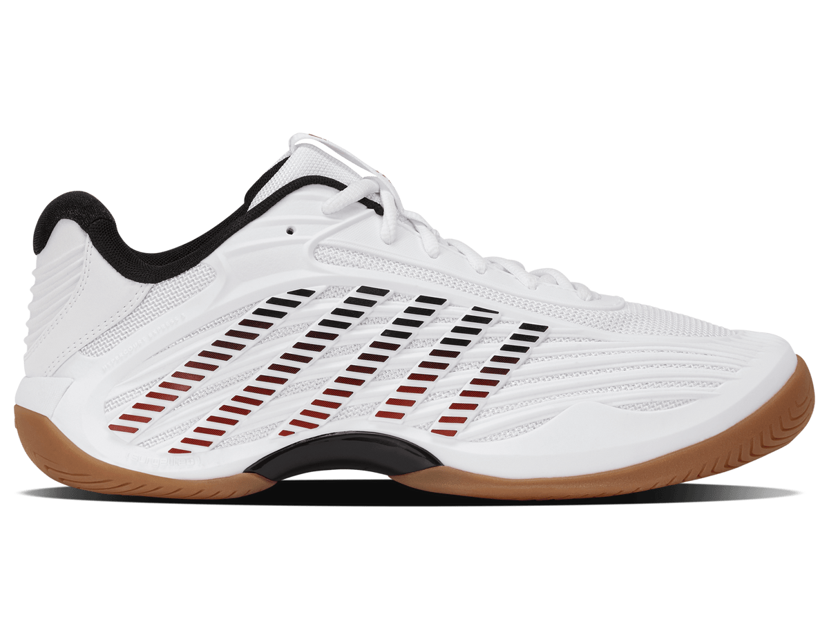04607-104-M | HYPERCOURT EXPRESS 3 INDOOR | WHITE/BLACK/HIGH RISK RED