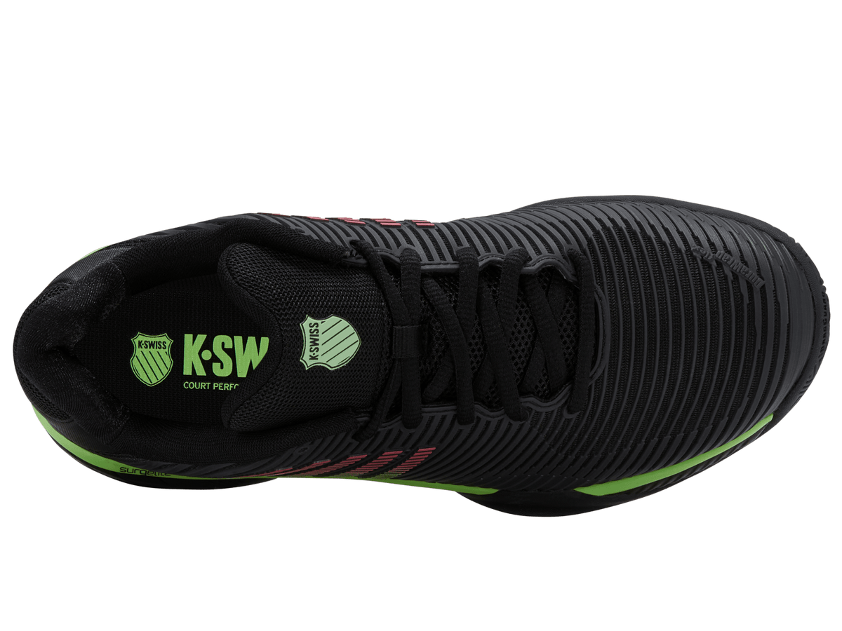 06613-011-M | HYPERCOURT EXPRESS 2 | BLACK/SOFT NEON GREEN/NEON LAVA