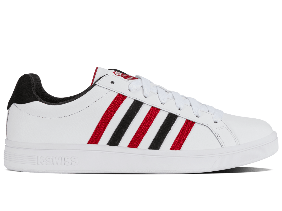 07011-146-M | COURT TIEBREAK | WHITE/JESTER RED/BLACK