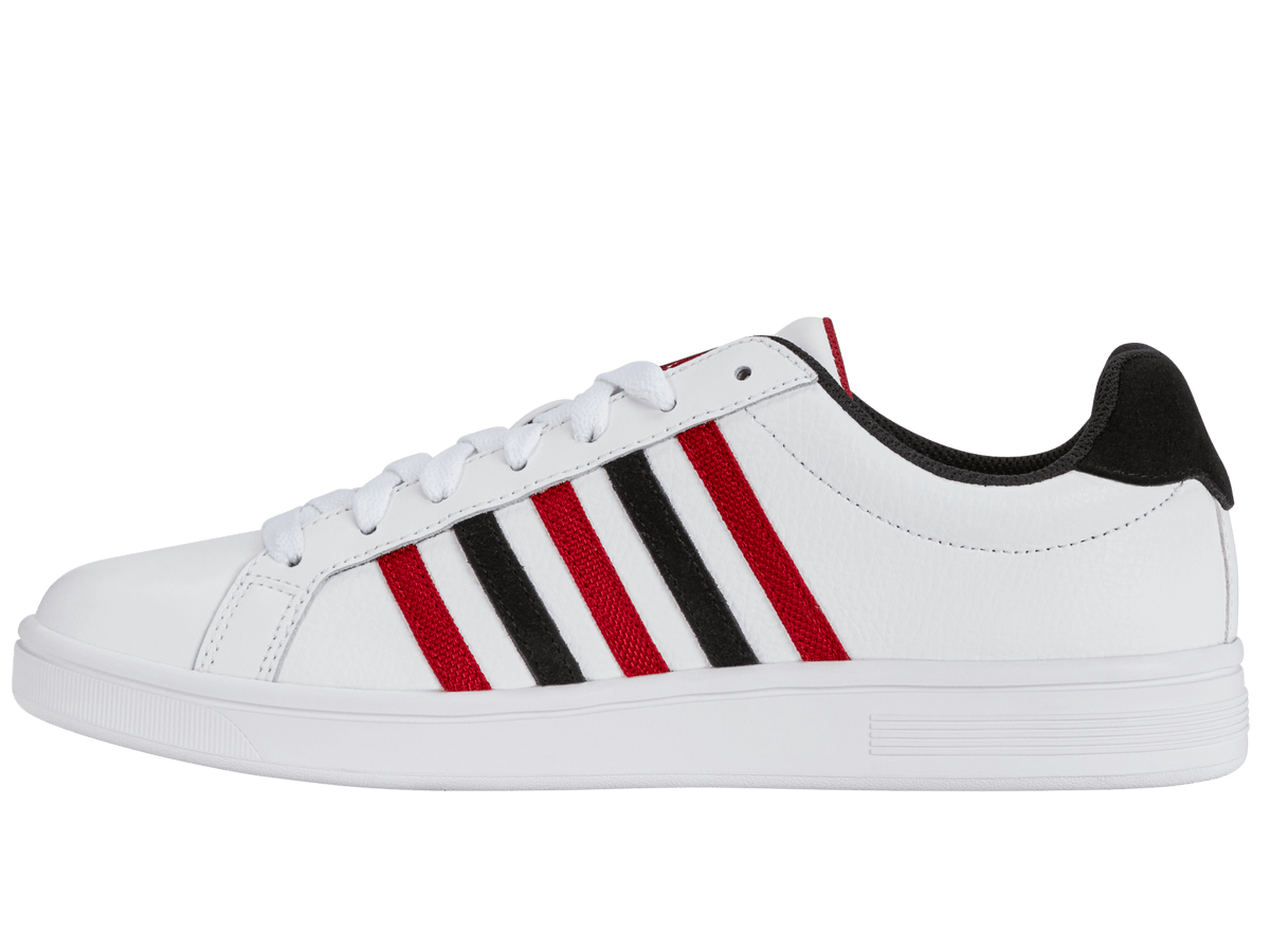 07011-146-M | COURT TIEBREAK | WHITE/JESTER RED/BLACK