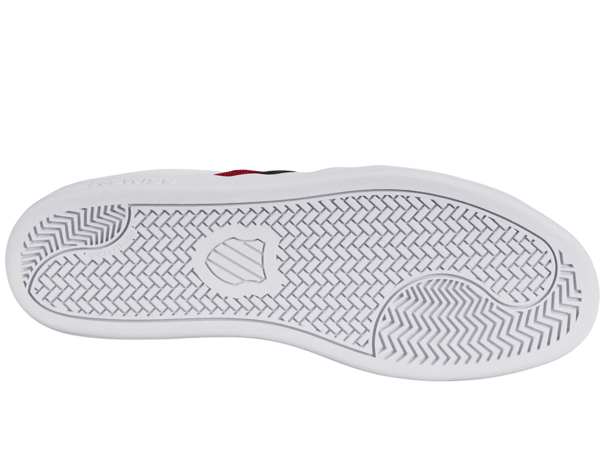 07011-146-M | COURT TIEBREAK | WHITE/JESTER RED/BLACK