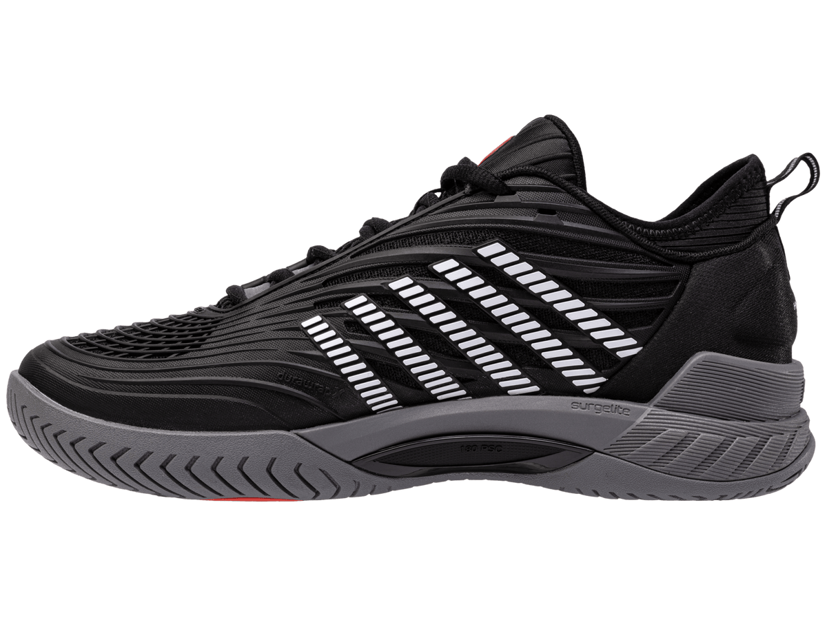 09071-038-M | HYPERCOURT SUPREME 2 | BLACK/STEEL GRAY/FIREY RED