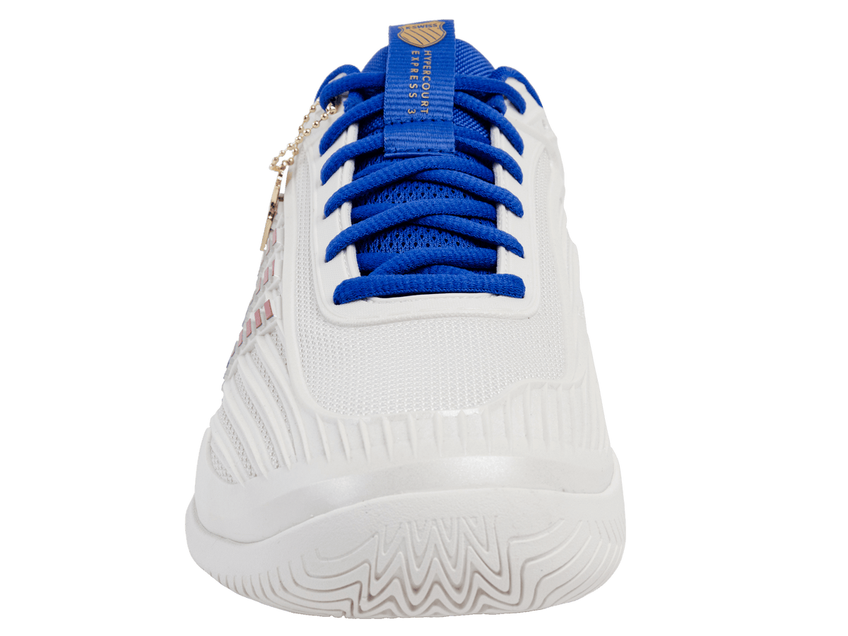 09629-104-M | HYPERCOURT EXPRESS 3 60TH | WIMBLEDON WHITE/DAZZLING BLUE/SILVER/MARS RED