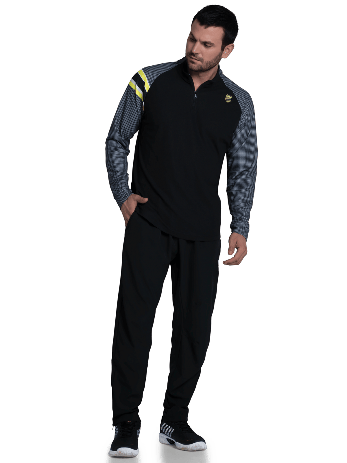 1010656-008 | STRIKE 1/4 ZIP L/S | GRAY