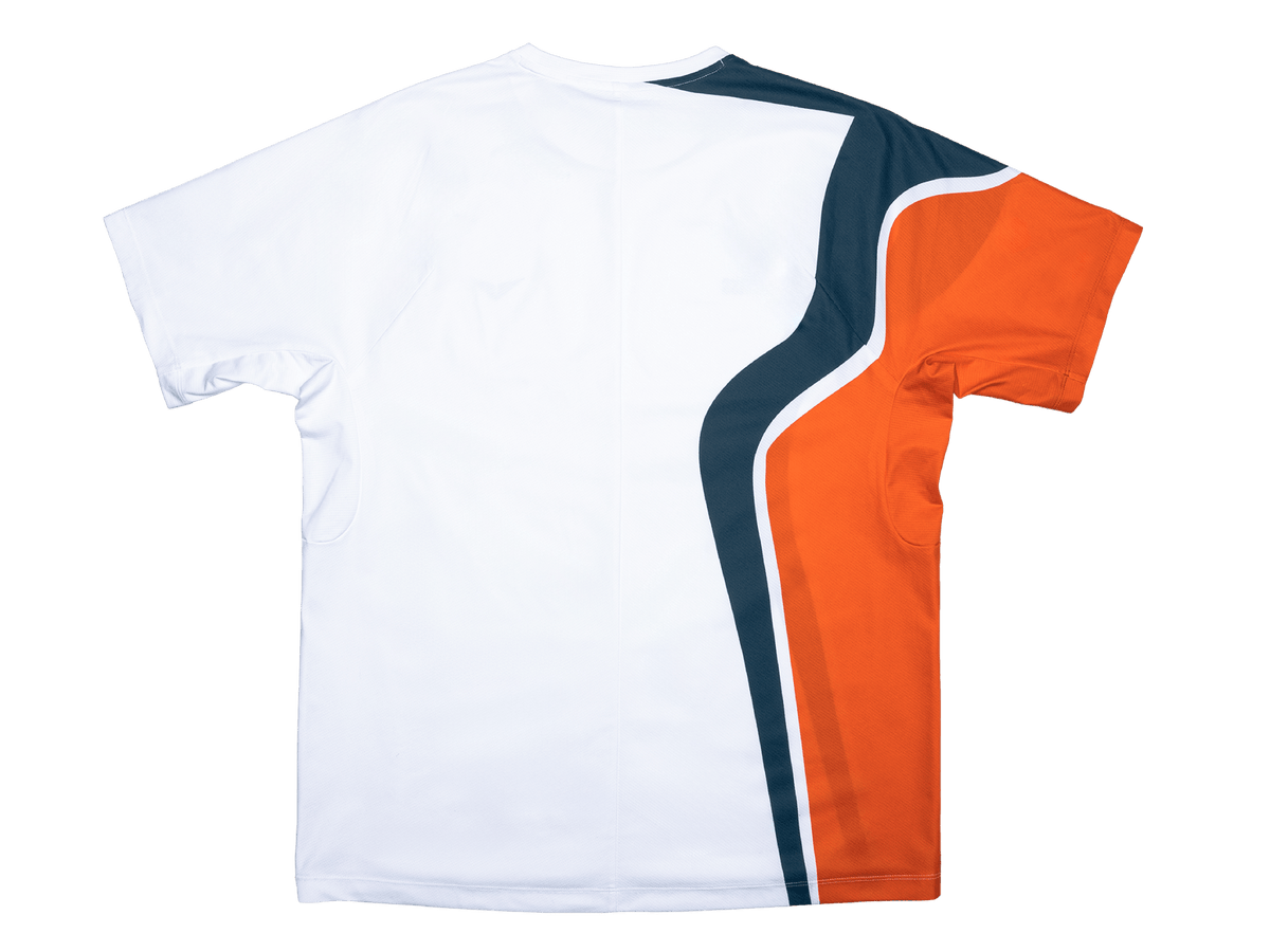 1011682-101 | RBLV MI M.F.P. SHIRT | WHITE/STARGAZER/ORANGE