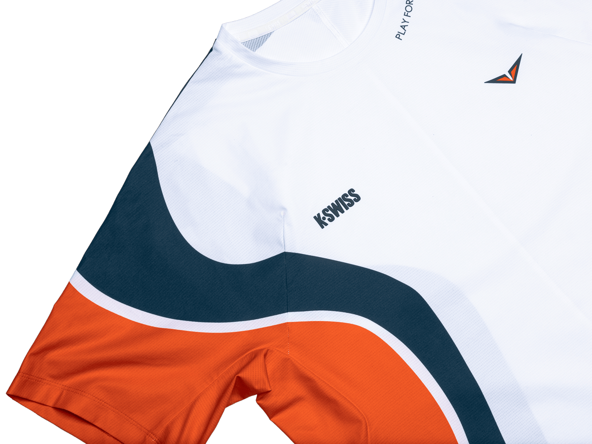 1011682-101 | RBLV MI M.F.P. SHIRT | WHITE/STARGAZER/ORANGE