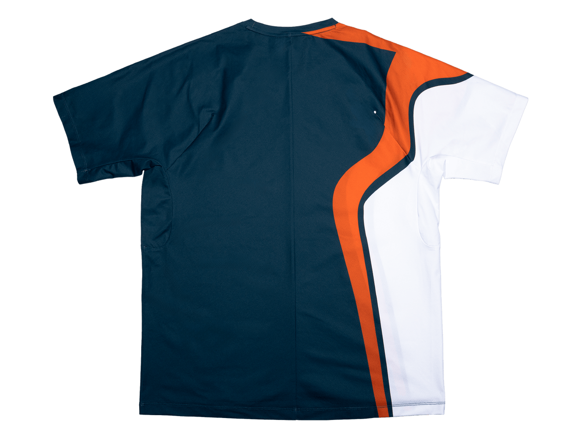 1011682-407 | RBLV MI M.F.P. SHIRT | STARGAZER/ORANGE/WHITE