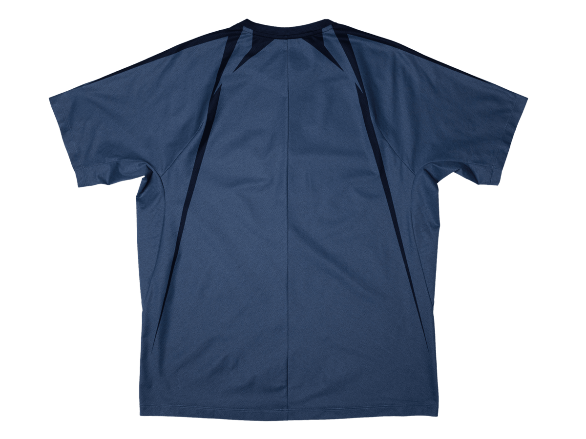 1012020-417 | RUBLEV US OPEN SHIRT | BLUE/YELLOW