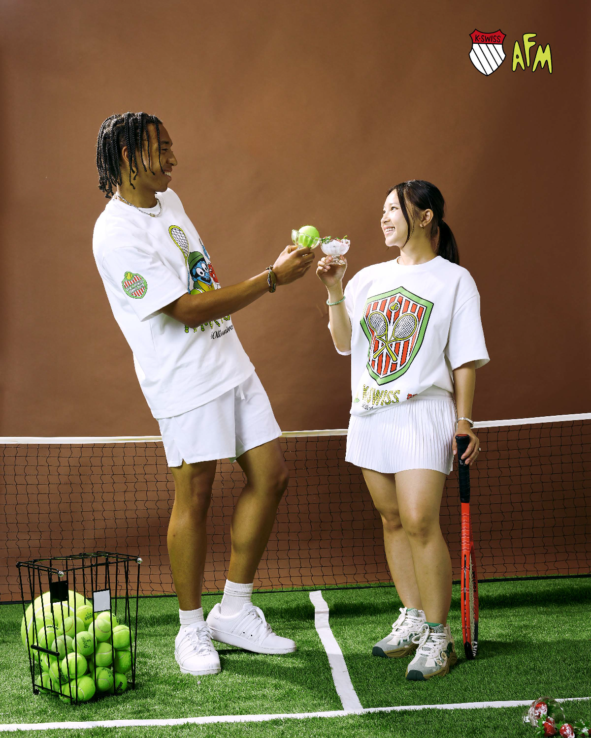 1714902-112 | AFM X K-SWISS HERO | WHITE/HERO