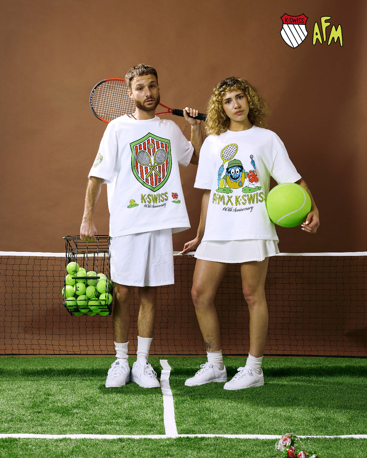 1714902-112 | AFM X K-SWISS HERO | WHITE/HERO