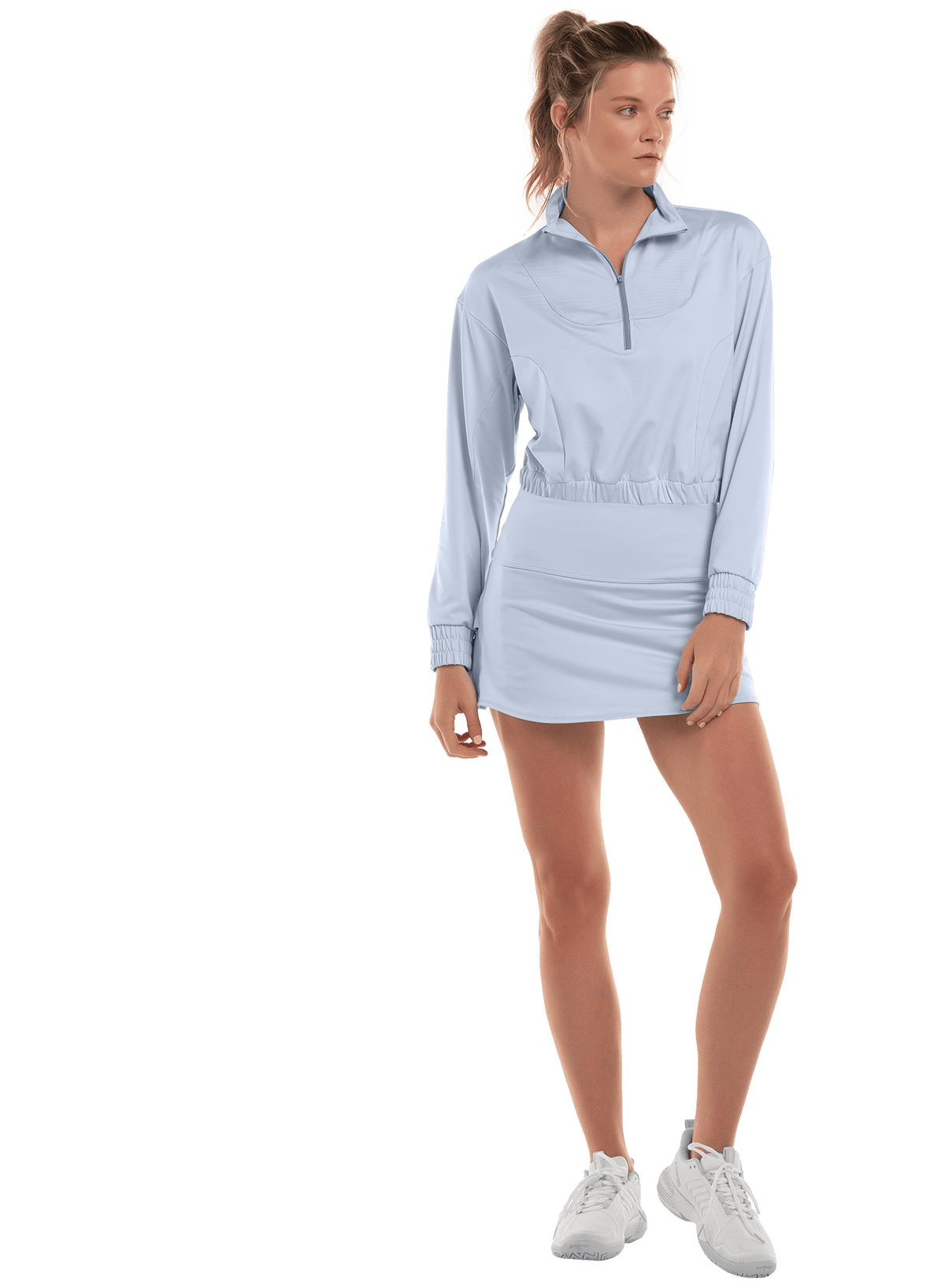 1910212-433 | ELEVATE 1/4 ZIP L/S | GLACE