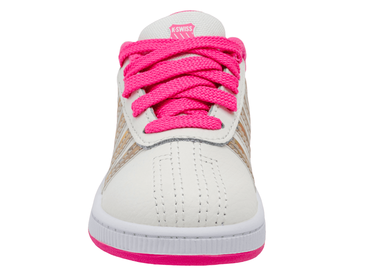 25612-174-M | CLASSIC PRO | SNOW WHITE/HOT PINK/IRIDESCENT