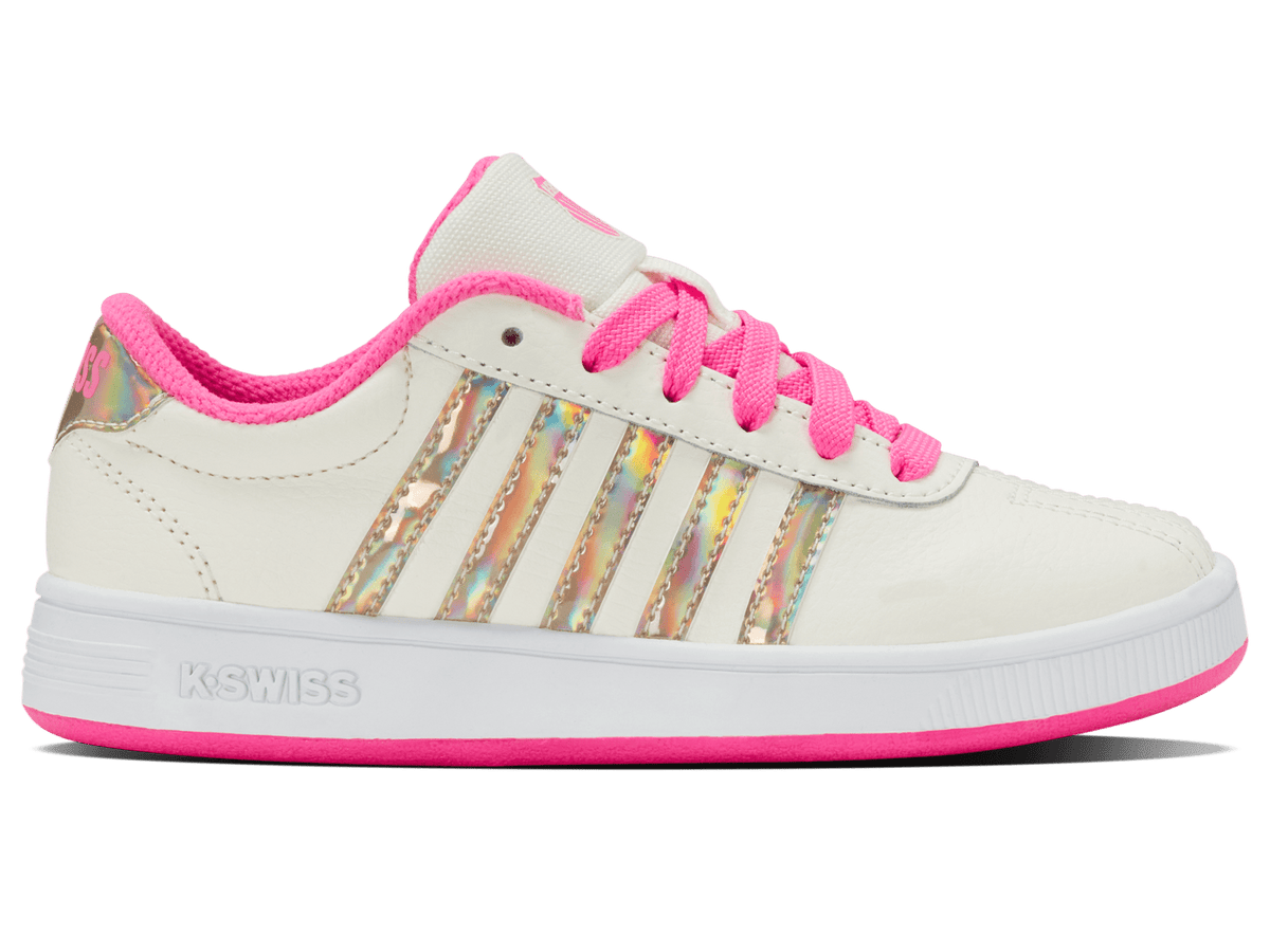 55612-174-M | CLASSIC PRO | SNOW WHITE/HOT PINK/IRIDESCENT