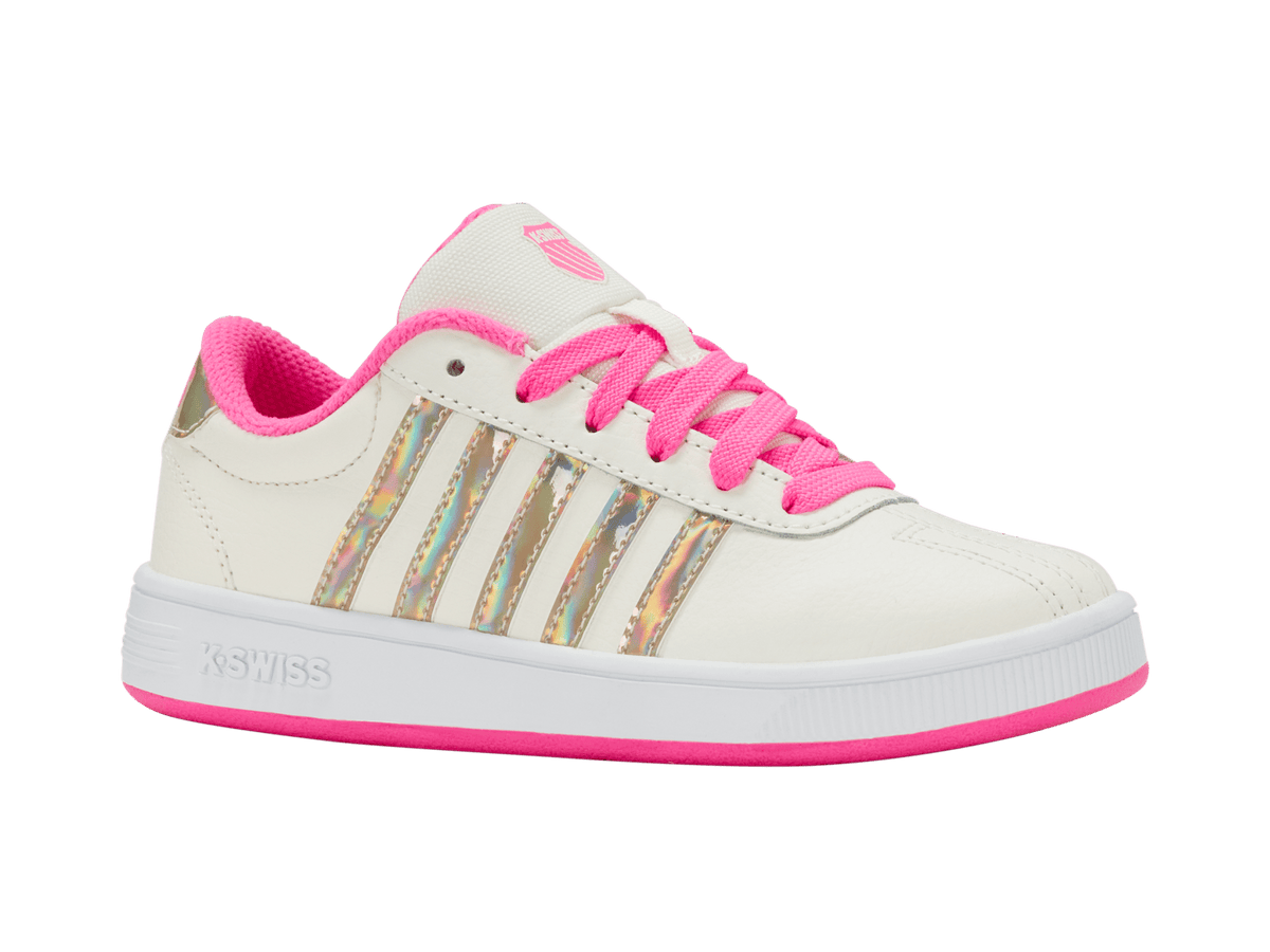 55612-174-M | CLASSIC PRO | SNOW WHITE/HOT PINK/IRIDESCENT