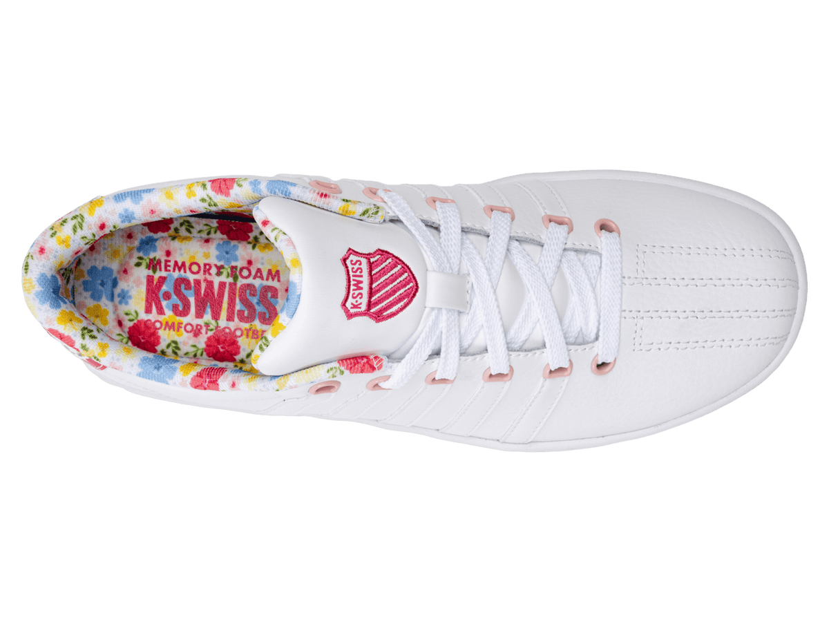 93629-138-M | COURT PRO II CMF SP | WHITE/RASPBERRY SORBET
