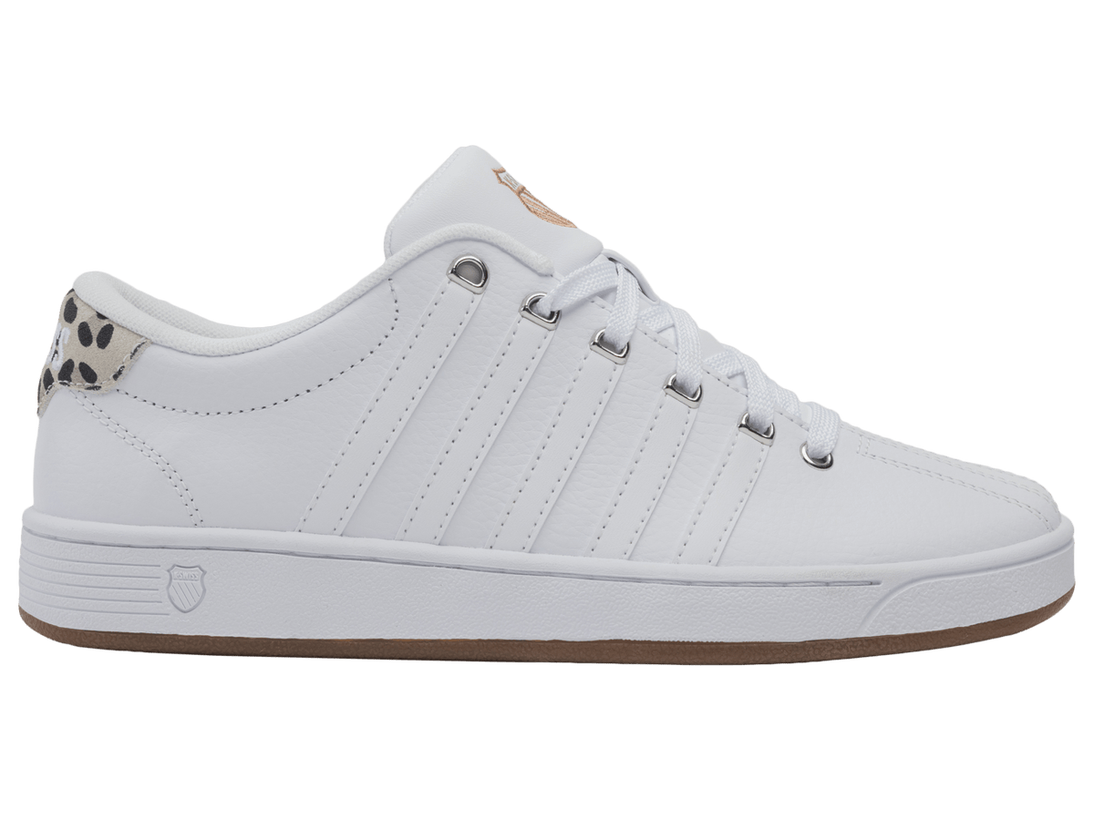 93629-139-M | COURT PRO II CMF SP | WHITE/LITE GUM/LEOPARD