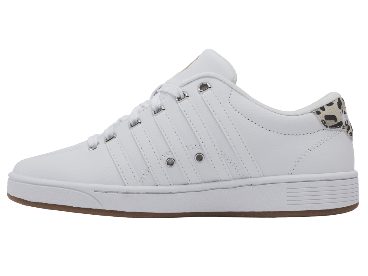 93629-139-M | COURT PRO II CMF SP | WHITE/LITE GUM/LEOPARD