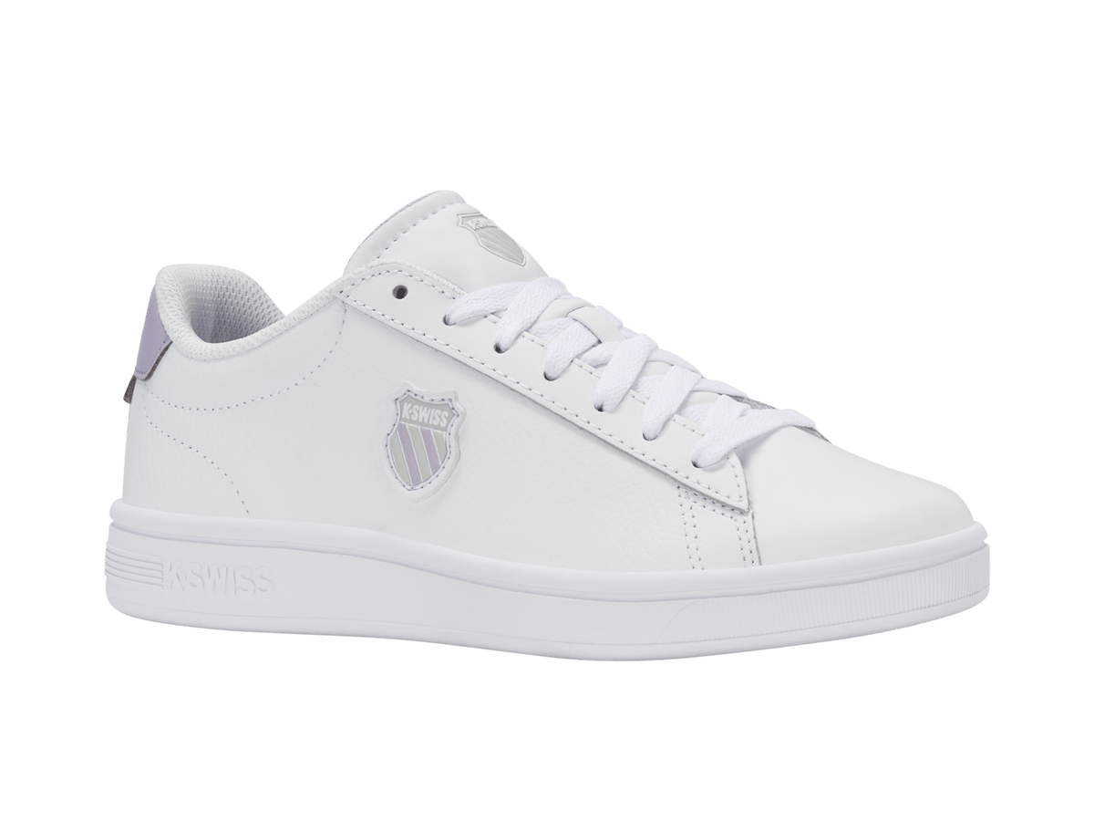 94412-155-M | COURT SHIELD II | WHITE/OYSTER MUSHROOM/LILAC