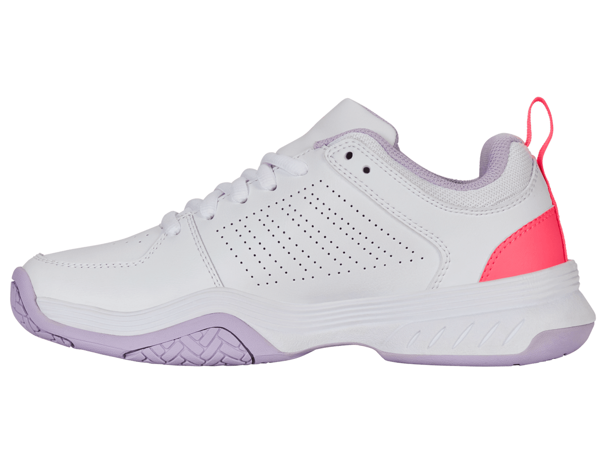 94428-182-M | COURT EXPRESS 2 | WHITE/ORCHID PETAL/NEON BLAZE