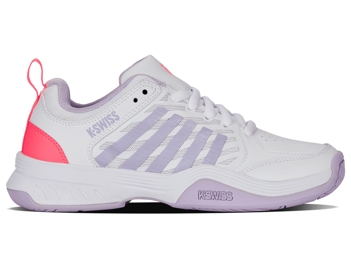 94428-182-M | COURT EXPRESS 2 | WHITE/ORCHID PETAL/NEON BLAZE