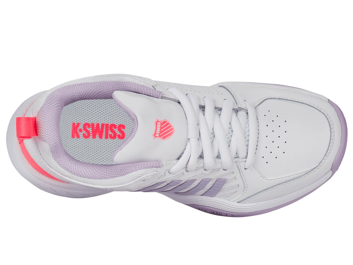 94428-182-M | COURT EXPRESS 2 | WHITE/ORCHID PETAL/NEON BLAZE