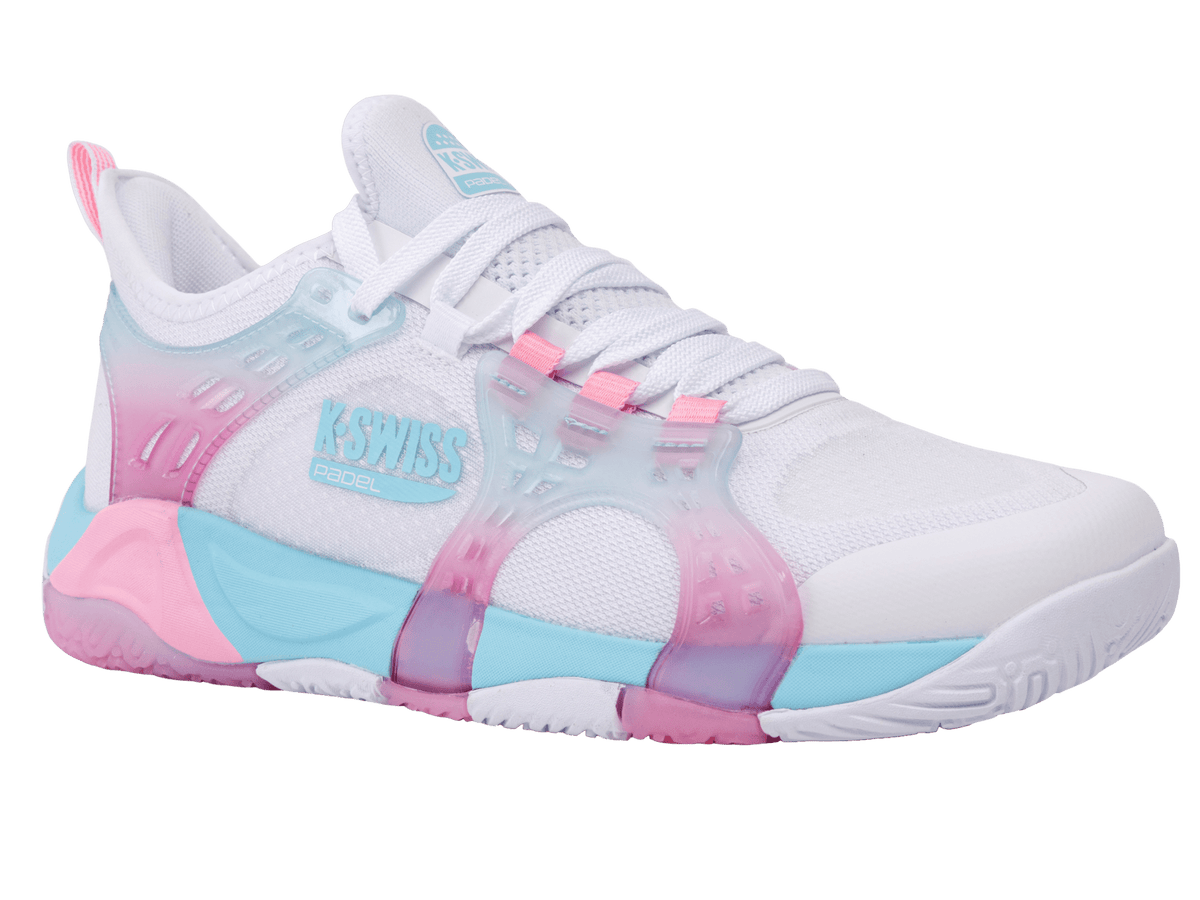 94597-146-M | K-FRAME PADEL | WHITE/SOFT NEON BLUE/NEON BUBLE GUM