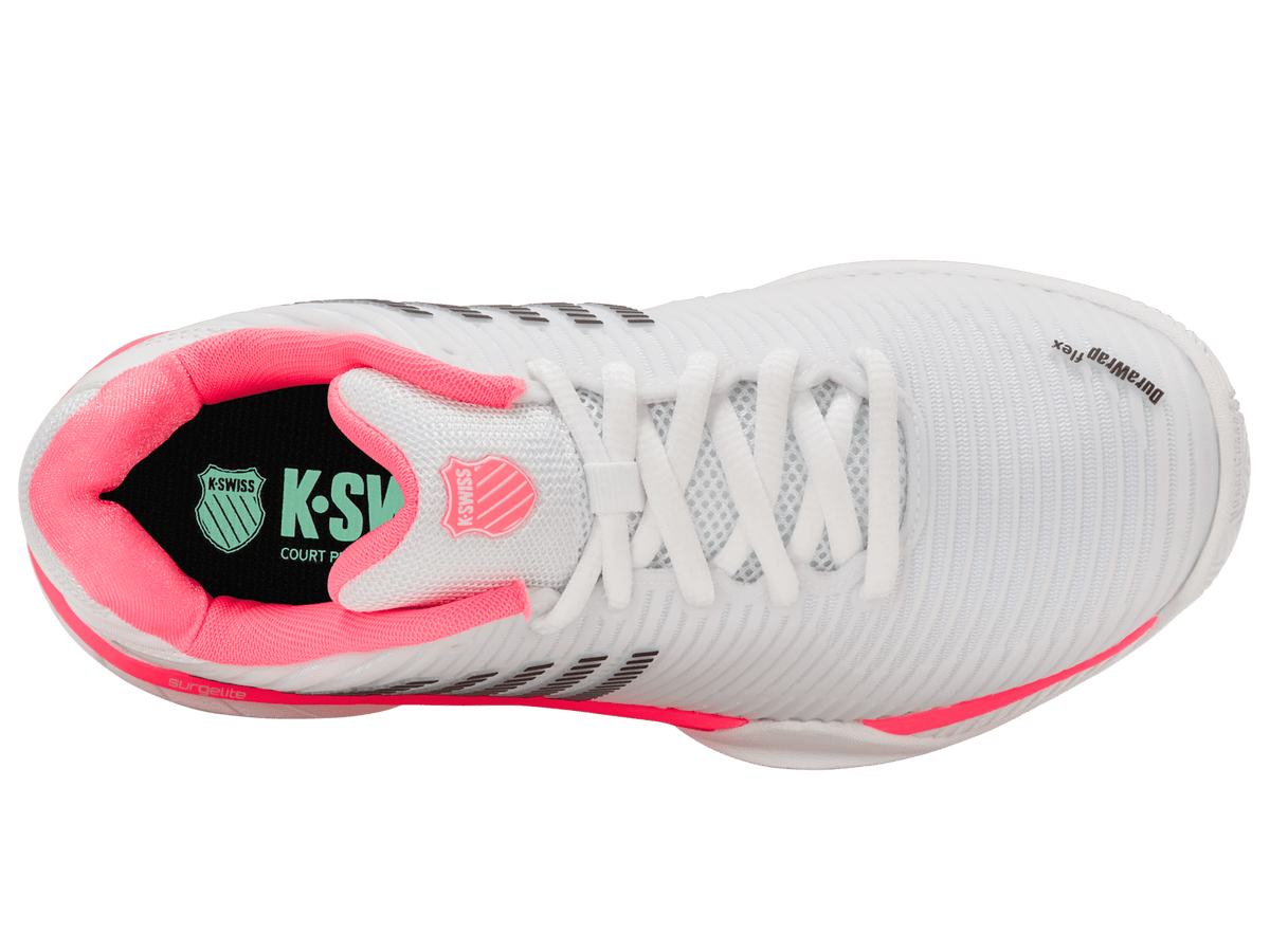 96613-173-M | HYPERCOURT EXPRESS 2 | WHITE/NEON PASTEL PINK/BLACK