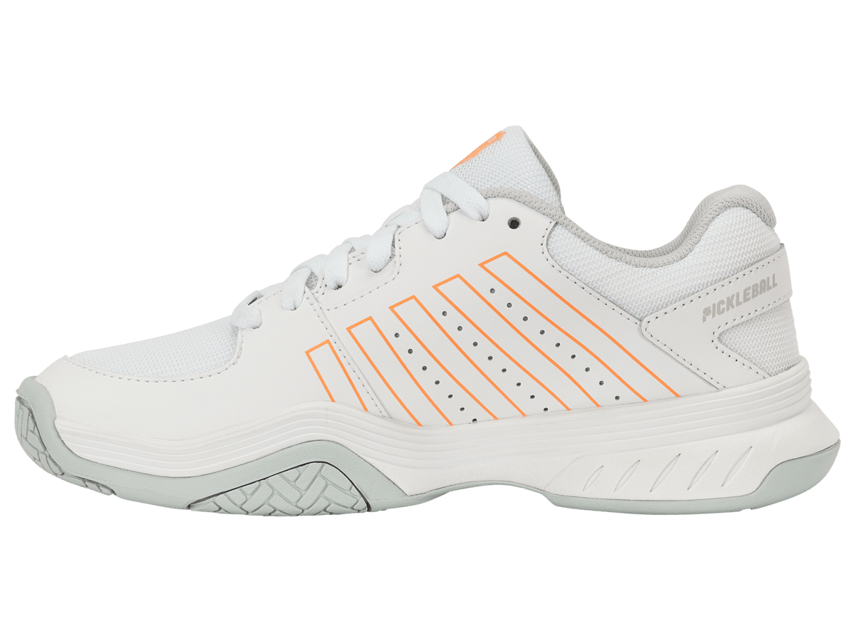 98552-154-M | COURT EXPRESS PICKLEBALL | WHITE/GLACIER GRAY/BLAZING ORANGE