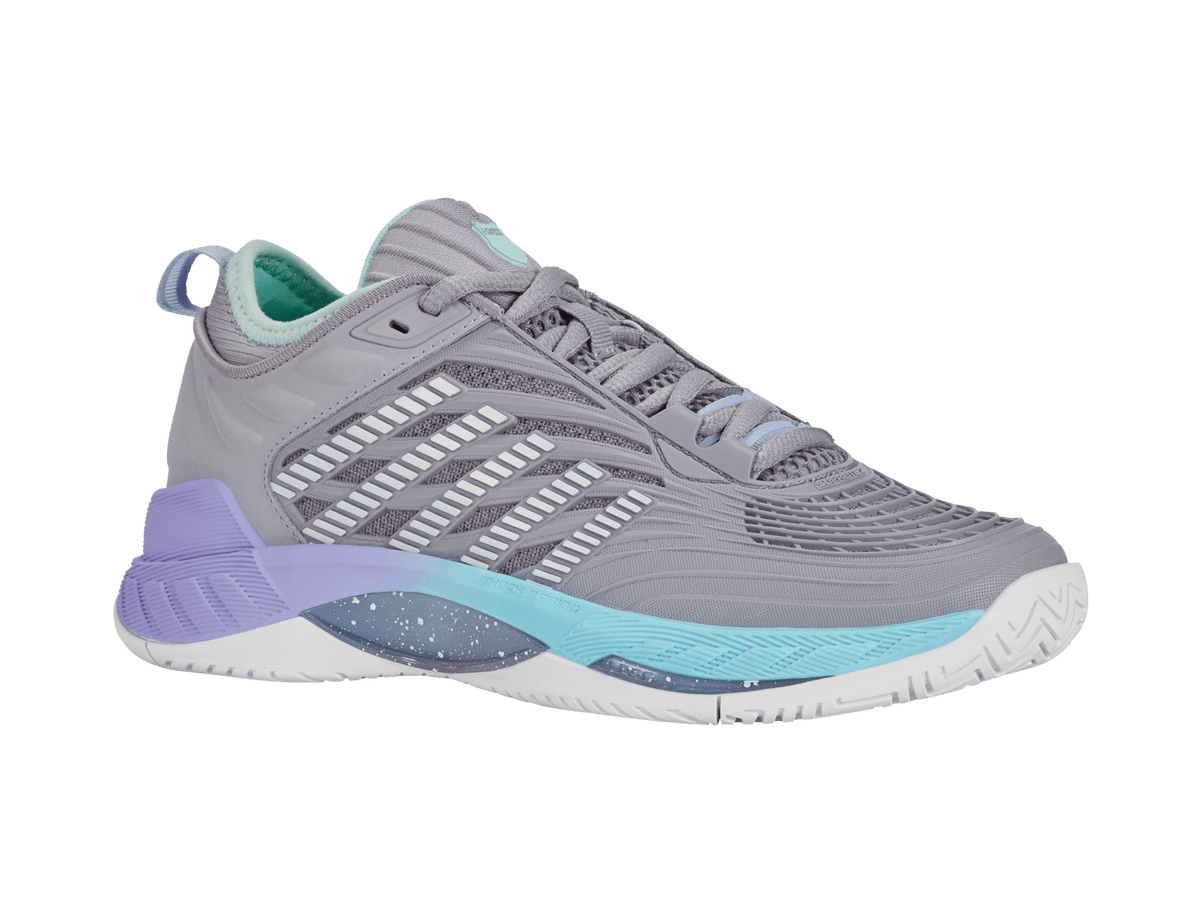 99071-052-M | HYPERCOURT SUPREME 2 | LILAC GRAY/NIMBUS CLOUD/NEON PURPLE