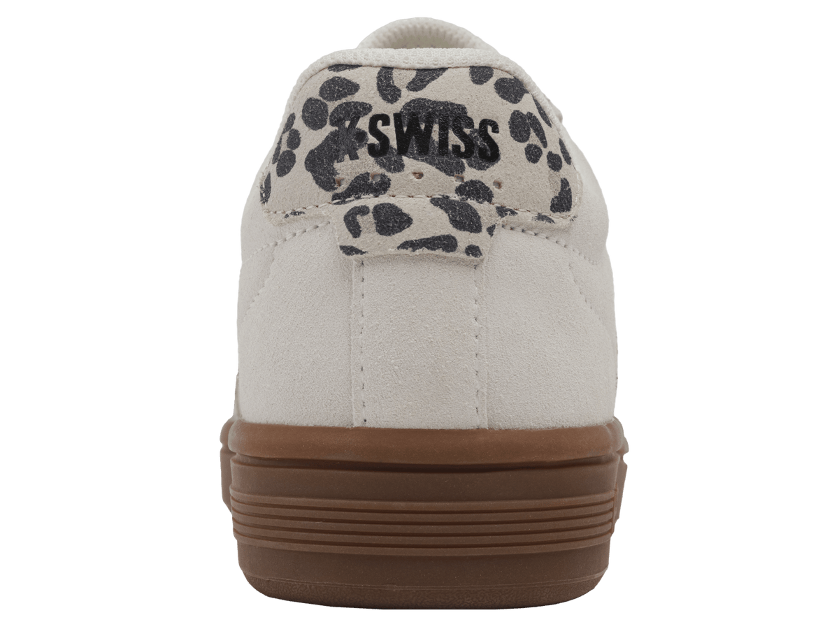 99492-148-M | COURT TIEBREAK II SDE | SNOW WHITE/LIGHT GRAY/LEOPARD/GUM